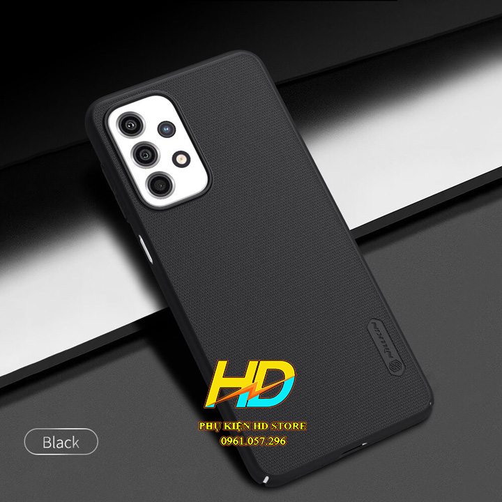 Ốp Lưng Chính Hãng Nillkin Dành Cho Samsung A13 4G Dạng Sần , Không Bám Vân Tay, Không Trơn Trượt - Hàng Chính Hãng