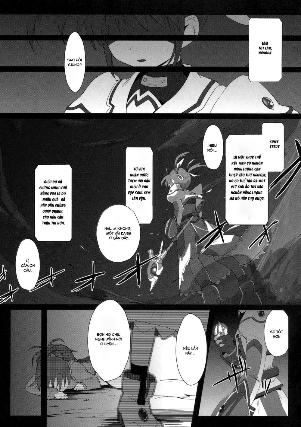 mahou shoujo lyrical nanoha x madoka (crossover) chapter 1 4