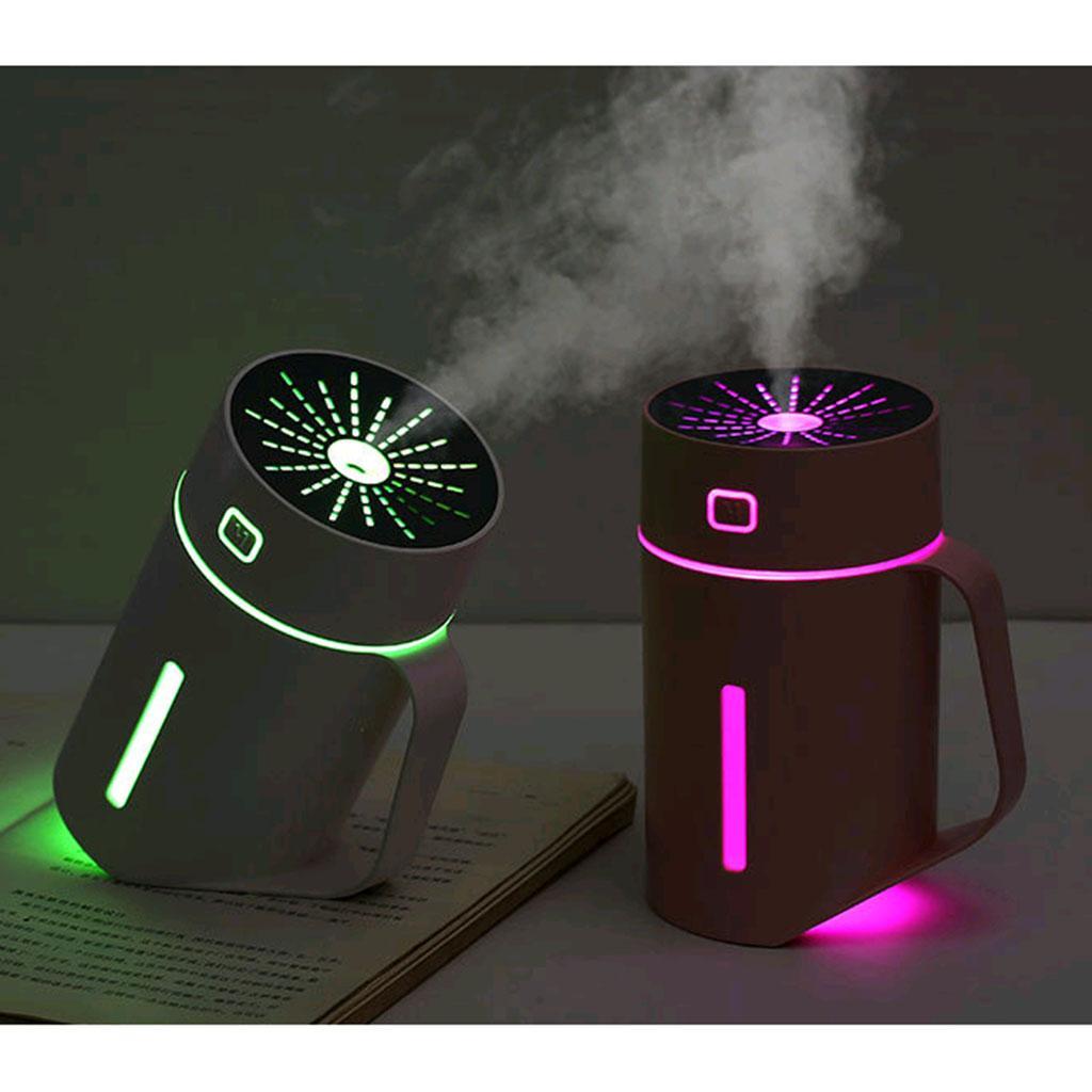 USB Ultrasonic Humidifier LED Light Air Purifier Aroma Diffuser