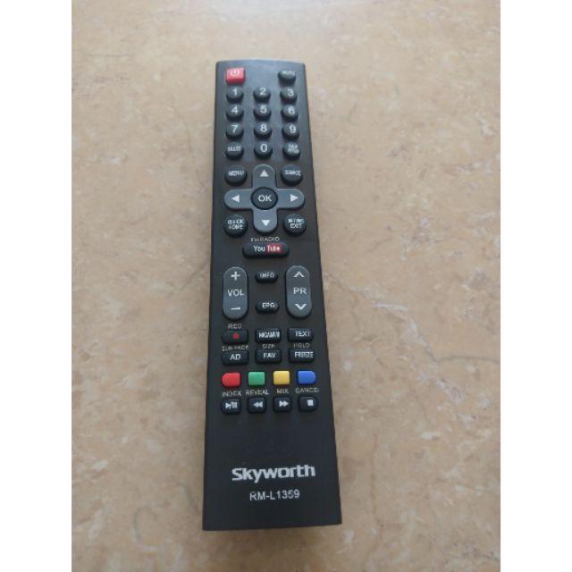 Điều khiển TV Skyworth Smart (nút youtube)