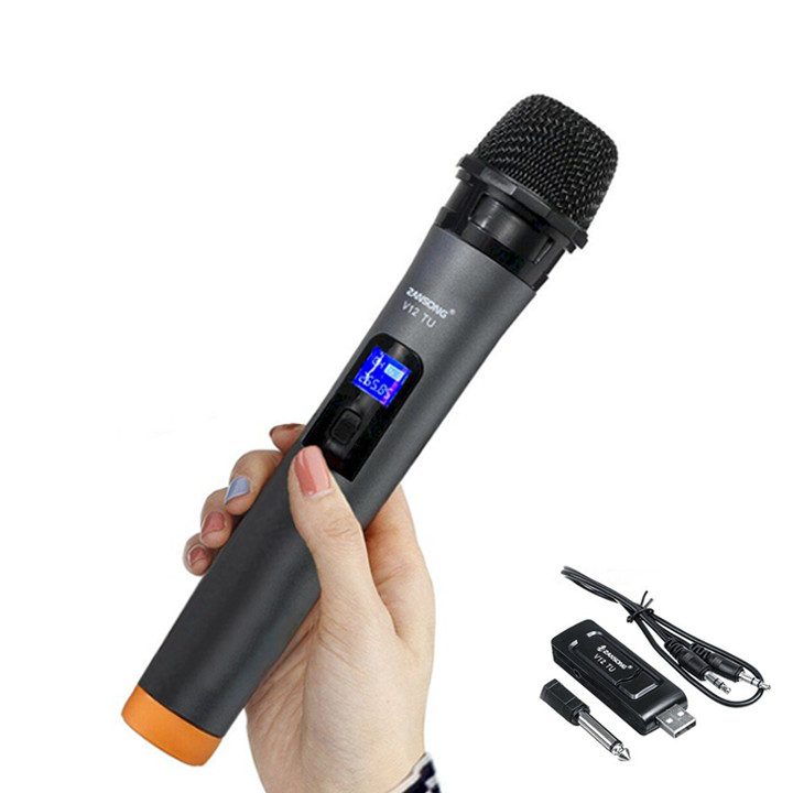 Micro karaoke không dây màn hình LCD Zansong V12 - JL - HÀNG CHÍNH HÃNG