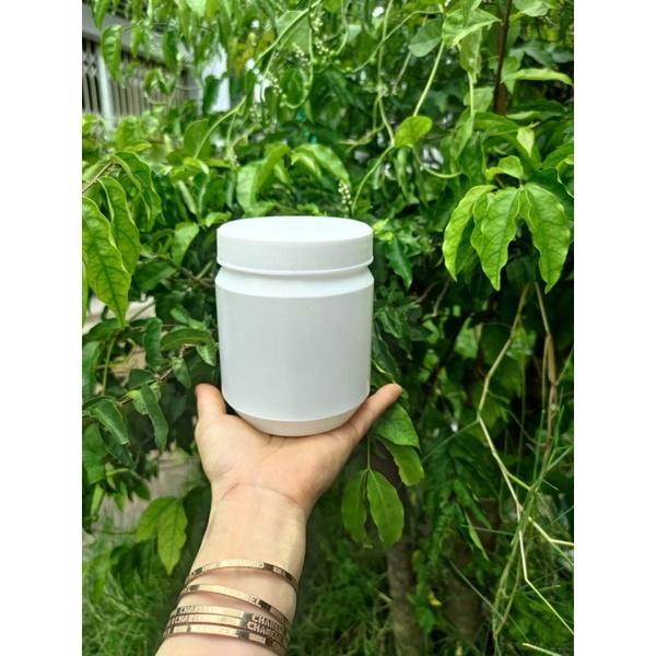 Hủ 500gr màu trắng đục