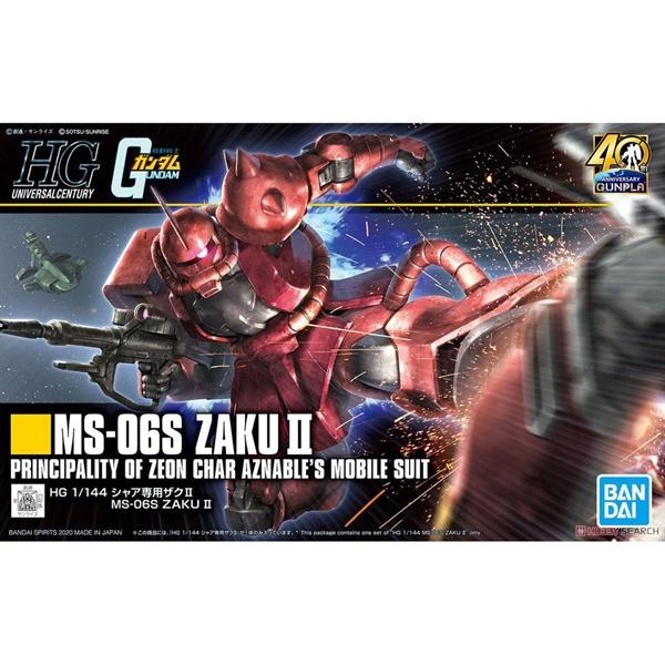 Đồ chơi lắp ráp HGUC Char Zaku II 1/144 Scale