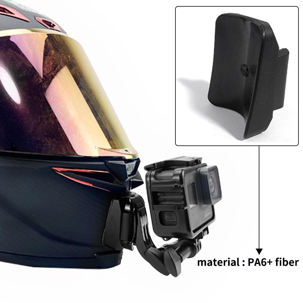 Tuyu Mũ bảo hiểm xe máy tùy chỉnh cho Shoei AGV ARAI HJC Mũ bảo hiểm cho GoPro Max Hero10 Insta360 One RS DJI Camera Phụ kiện