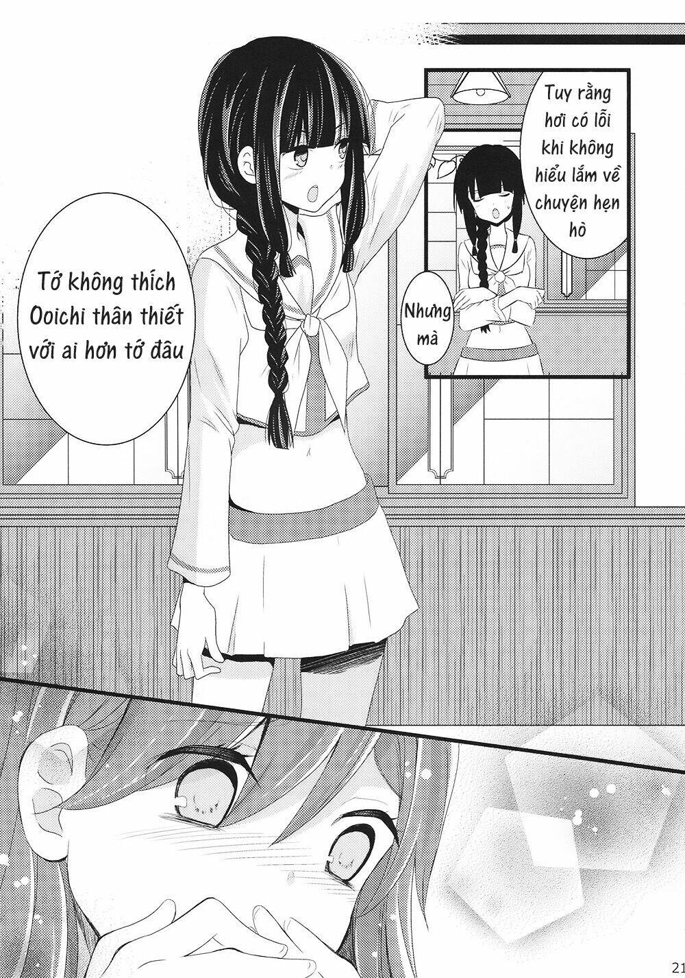 [kantai collection][kitakami x ooi] ooi's yuri marriage plan chapter 1 21