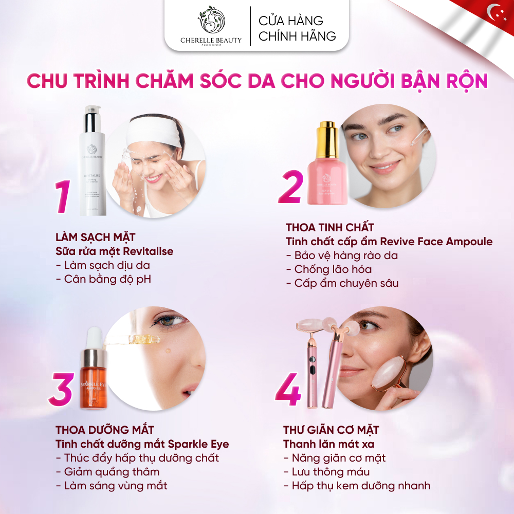 Tinh Chất Phục Hồi Ngăn Lão Hóa Giúp Duy Trì Độ Ẩm Tối Ưu Làm Dịu Bảo Vệ Da Kích Ứng Và Cải Thiện Độ Mịn Màng Cho Làn Da 30ml