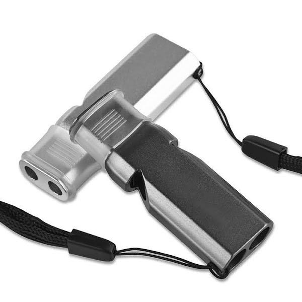 Còi nhôm âm kép cao cấp huấn luyện chim săn mồi thú cưng