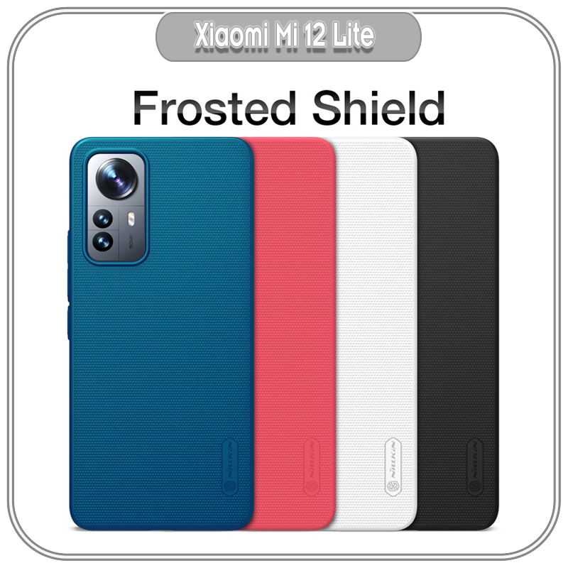 Ốp lưng cho Xiaomi 12 Lite 5G - NE Frosted Shield nhựa PC cứng Nillkin , Vân nhám , chống vân tay - Hàng nhập khẩu