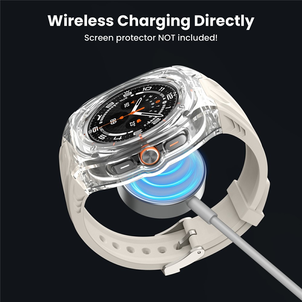 Ốp bảo vệ kiêm dây đeo Rugged Design cho Samsung Galaxy Watch Ultra 47mm (2024/2025) - Hàng Chính Hãng