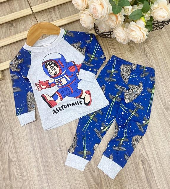 Bộ dài tay quần dài bé trai thun mềm mịn hàng xuất xịn từ 8- 22 ký mặc - đồ bộ trẻ em quần áo trẻ em