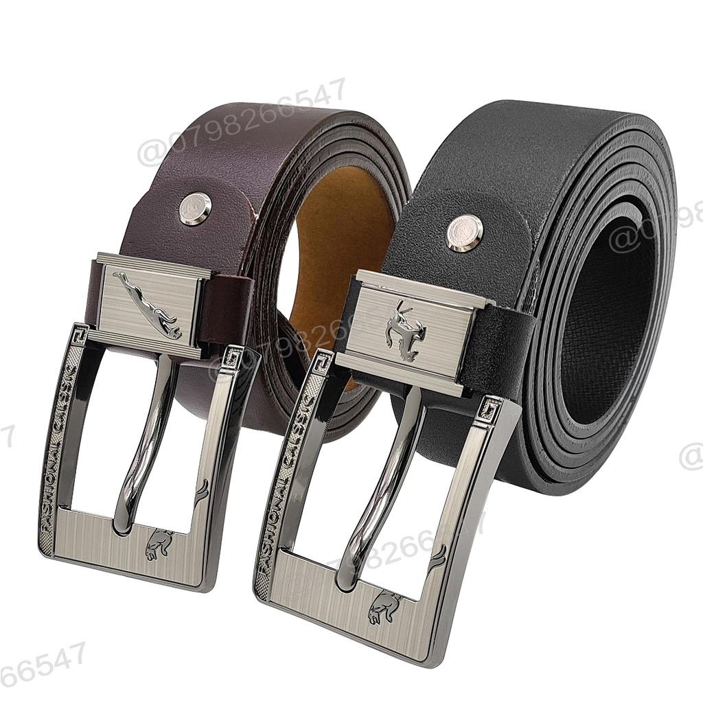 Dây nịt nam giả da cao cấp DHM-210 | Đầu khóa kim nguyên khối mạnh mẽ