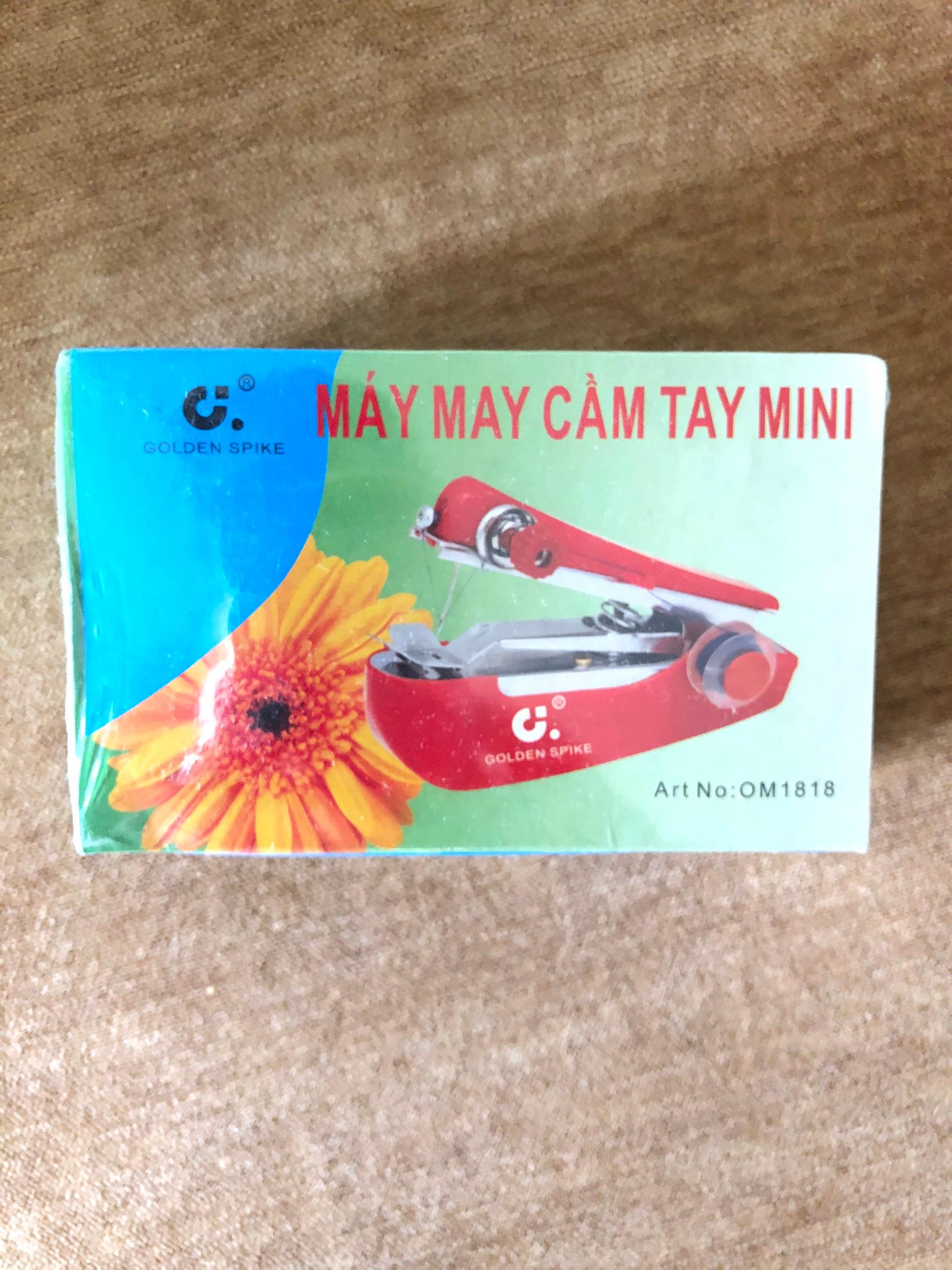 Máy May Cầm Tay Mini Siêu Tiện Lợi, Chỉ Cần Dùng Tay Bấm (Màu Ngẫu Nhiên) - GDHN Loại Tốt