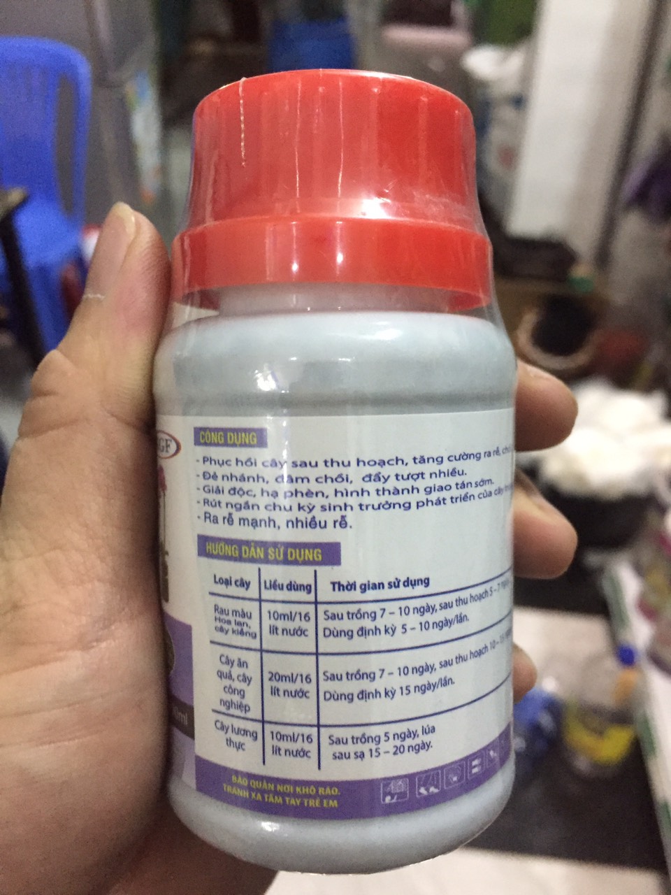 Phân bón lá hữu cơ Mỹ - Yates Growth - 100% Organic - 100ml