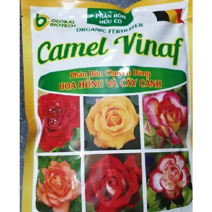 PHÂN BÓN HỮU CƠ CHUYÊN DÙNG CHO HOA HỒNG CAMEL VINAF GÓI 1KG - GIÚP KÍCH THÍCH TĂNG TRƯỞNG THỰC VẬT