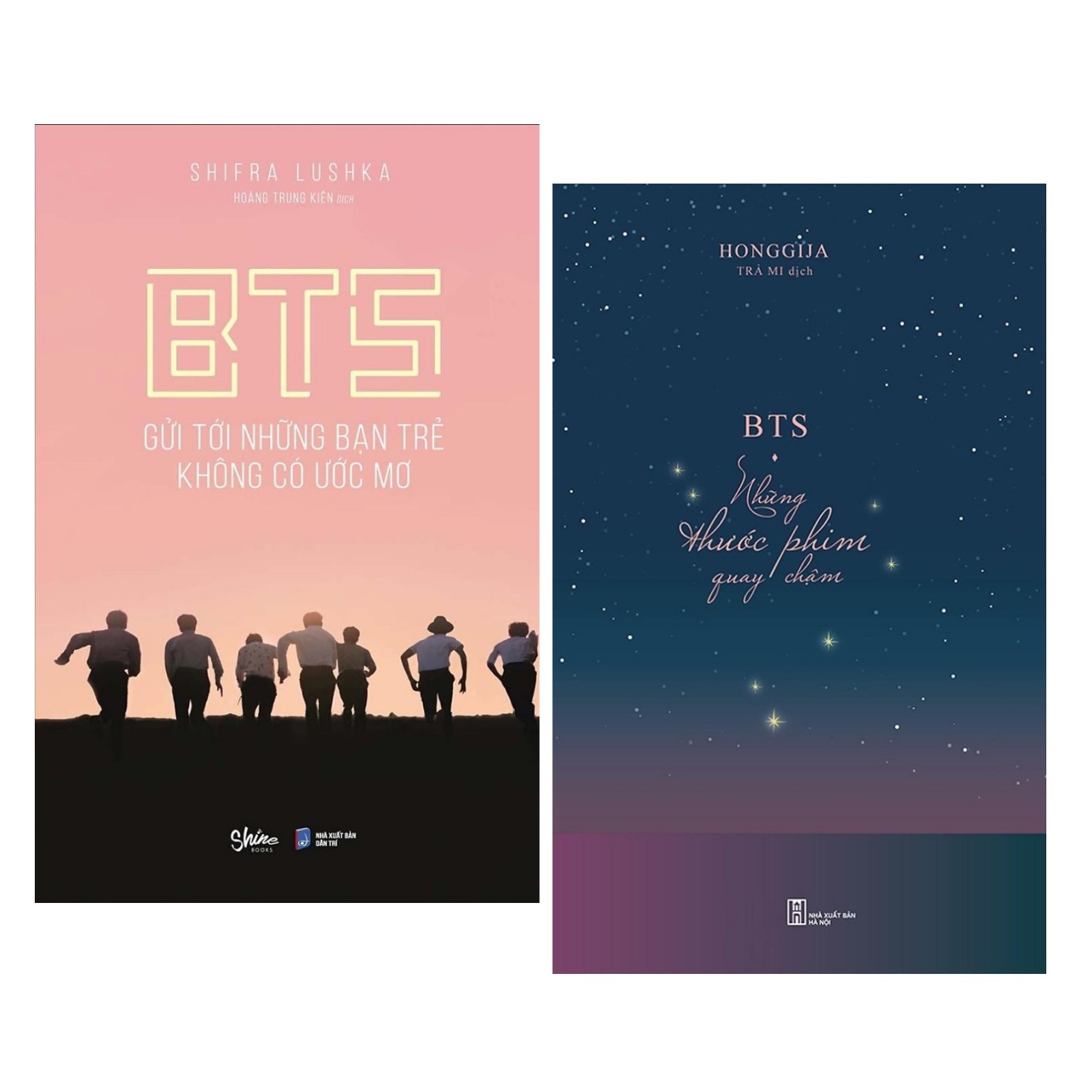 Combo BTS Đồng Hanh Cùng Bạn Đi Đến Thành Công:BTS - Những Thước Phim Quay Chậm  + BTS Gửi Tới Những Bạn Trẻ Không Có Ước Mơ ( Tặng Kèm Bookmark Love Life)