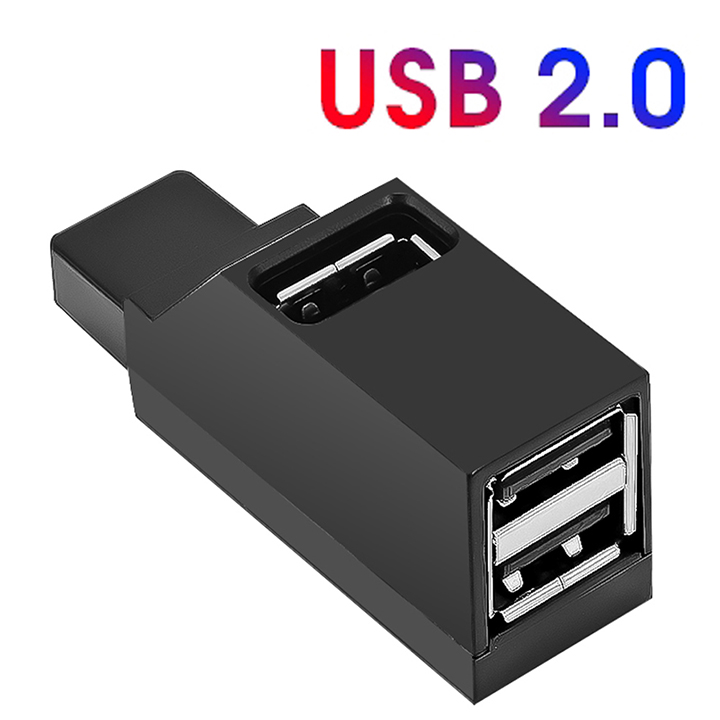 Hub Chia 3 Cổng USB 3.0 Laptop / PC Truyền Data Tốc Độ Cao (Nhỏ Gọn, Bỏ Túi, Tiện Dụng, Bộ Chia Cổng USB Máy Tính, PC Hàng Chính Hãng )