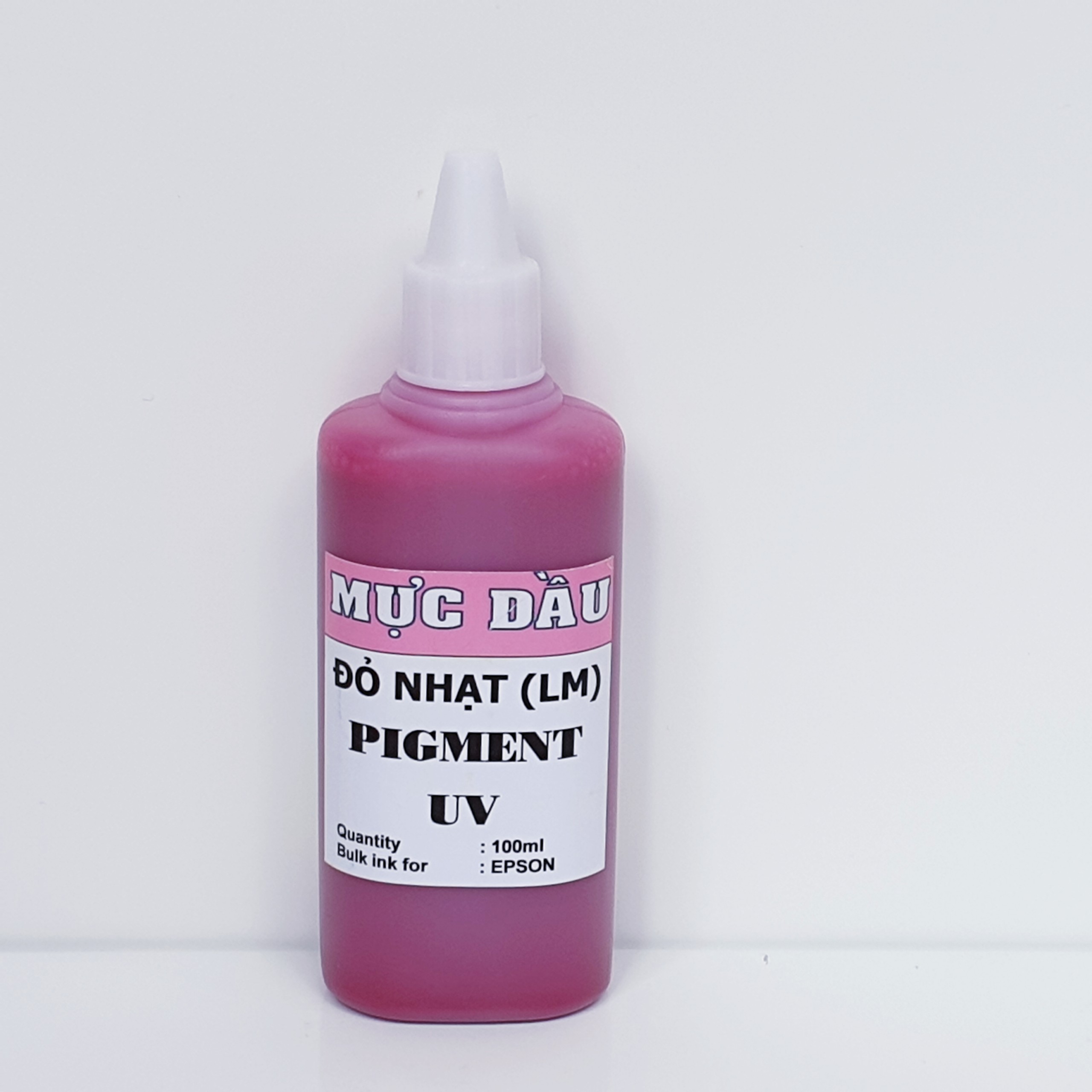 Bộ 6 màu Mực dầu - mực pigment uv dùng cho máy in phun màu Epson - Loại 100ml/màu