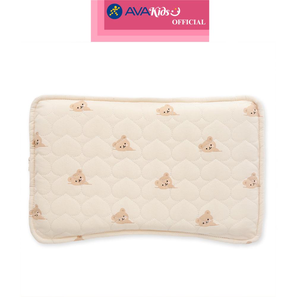 Gối Bessla 39x23x3 cm - Gấu (18 - 36 tháng) - Hàng Chính Hãng