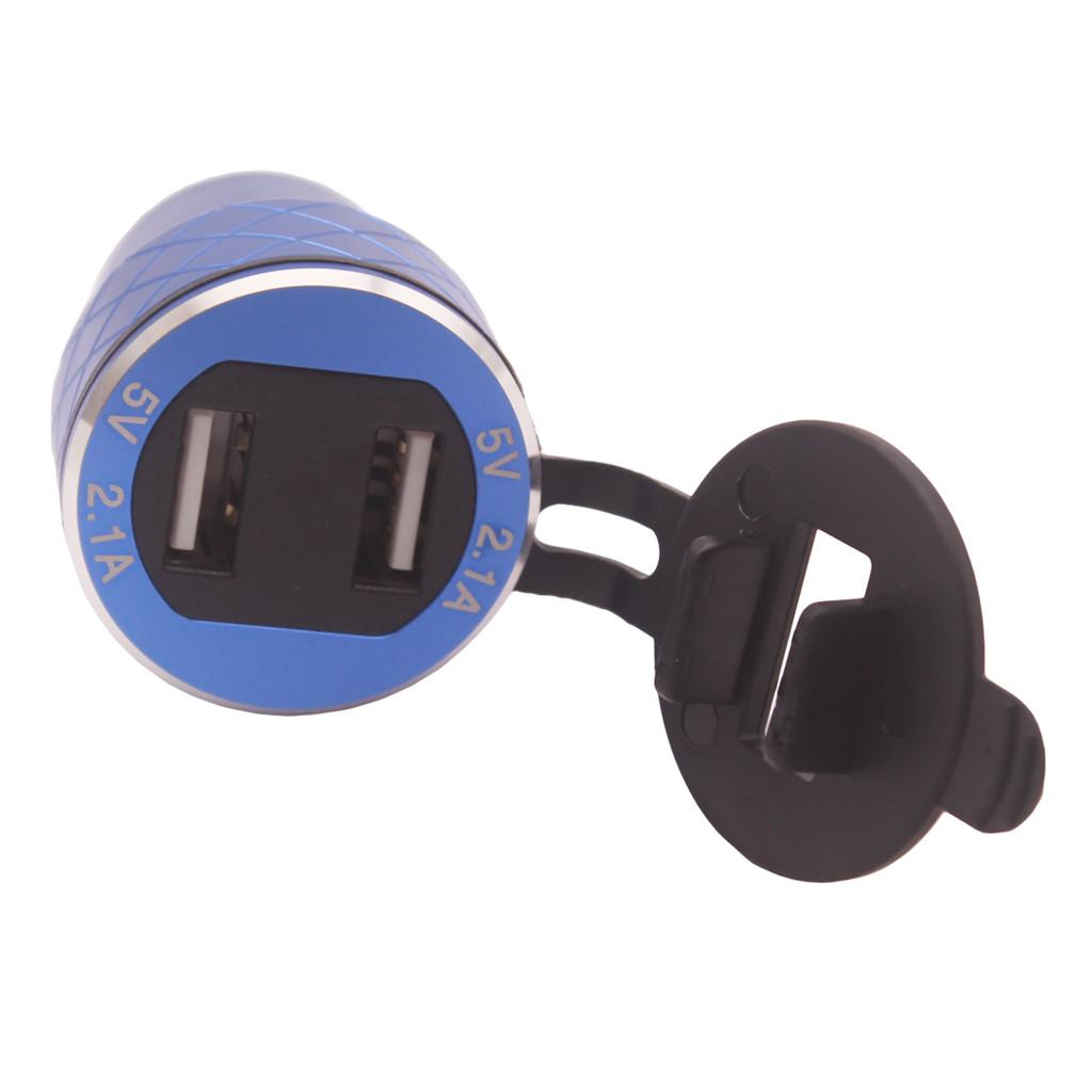 For  R1200GS for Triumph Tiger 800 XC DIN to USB Motorcycle Charger 5V