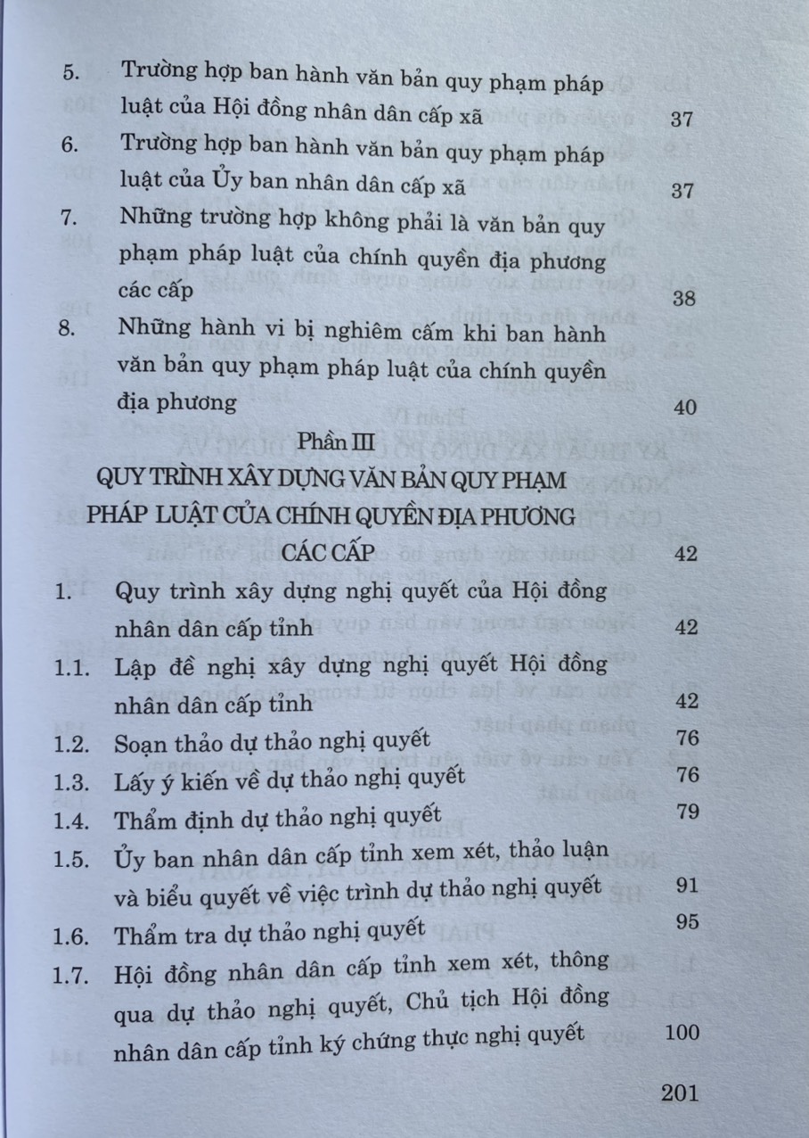 Sổ Tay Hướng Dẫn Kỹ Thuật Xây Dựng Văn Bản Quy Phạm Pháp Luật Của Chính Quyền Địa Phương Các Cấp