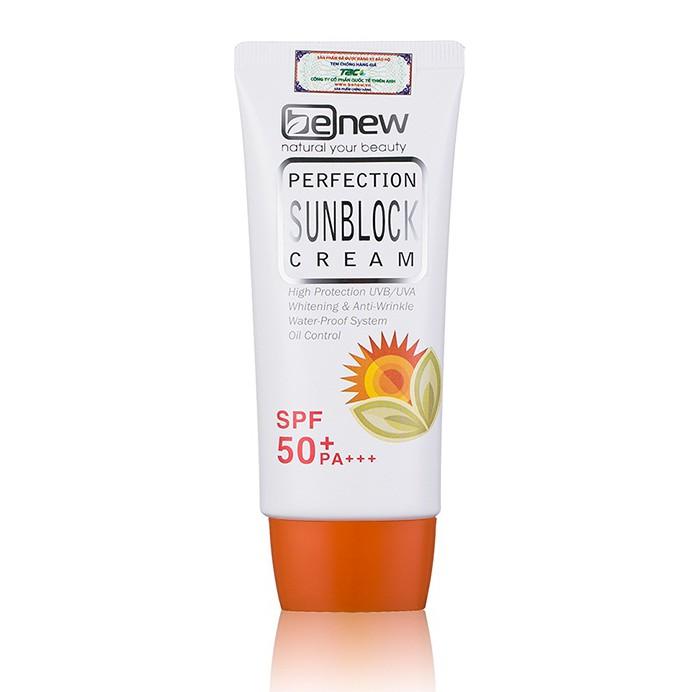 Kem Chống Nắng Hàn Quốc BENEW trắng da, lên tone Perfection Sunblock 50ml - SPF 50 PA+++