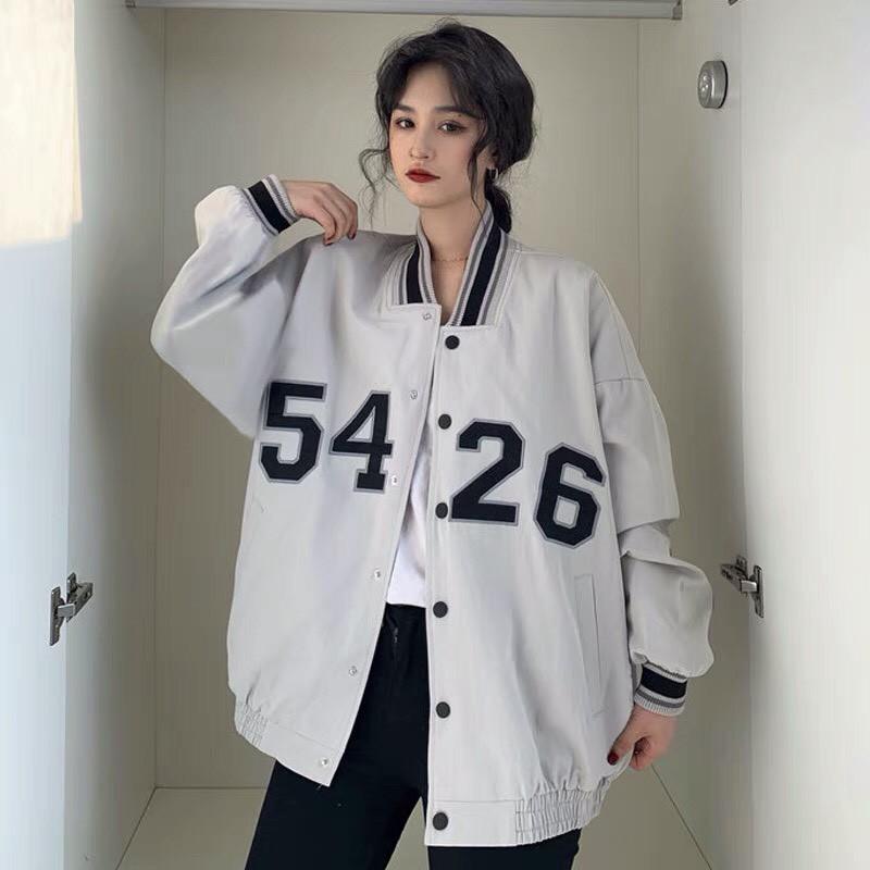 Áo Khoác Bomber Bóng Chày - Áo Khoác Dù Nam Nữ Unisex 5426 3 Màu Có Form Rộng XL Ulzzang KUN