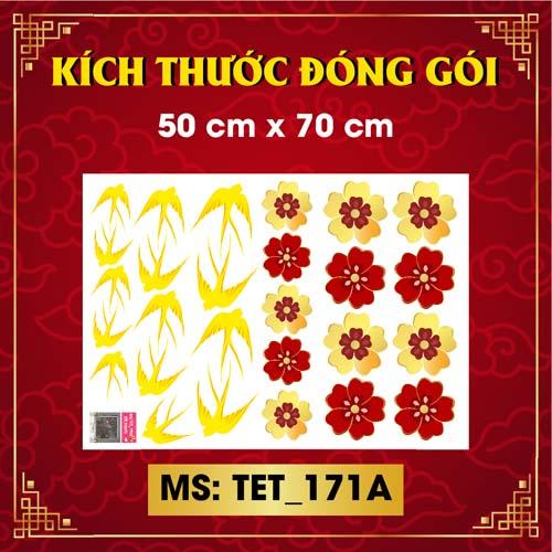 DECAL TRANG TRÍ TẾT NGUYÊN ĐÁN 2022 COMBO SỐ 16