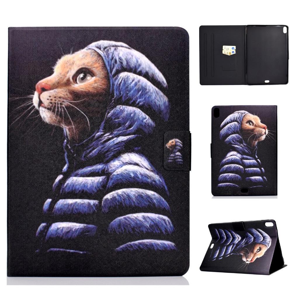 Bao Da Máy Tính Bảng Tpu Nắp Lật Nam Châm Kiêm Giá Đỡ Thông Minh + Miếng Dán Màn Hình + Bút Cho Apple Ipad Pro 11 2018