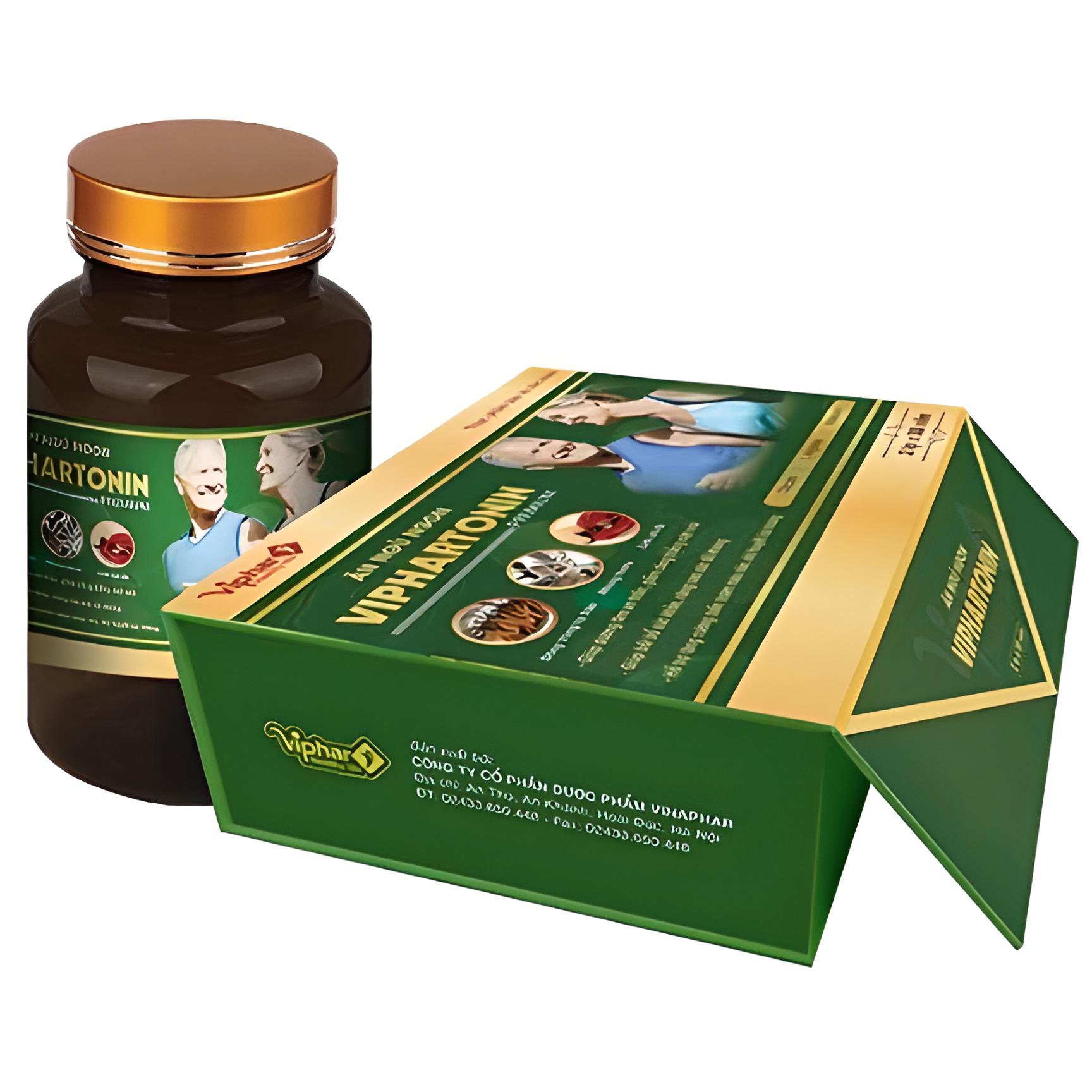 Viên Ăn Ngủ Ngon VIPHARTONIN - Hộp 2 Lọ x 30 Viên - Hỗ Trợ Phục Hồi Thể Lực, Giúp Ăn Ngủ Tốt.