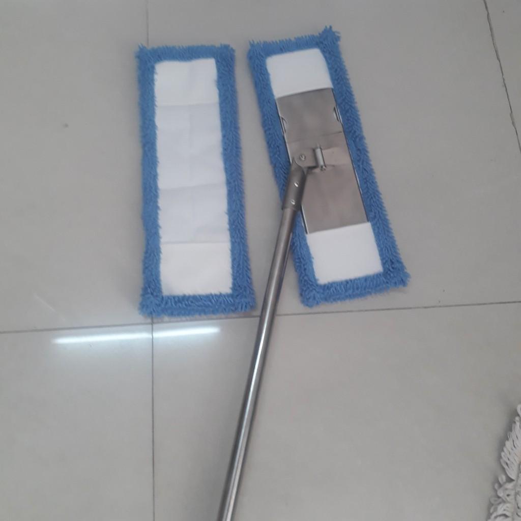 Bộ combo cây lau sàn 45cm và tấm lau thay thế