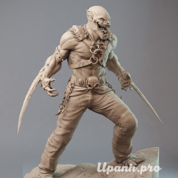 Khuôn Body TRỌN BỘ THÂN NAM Búp Bê Ép Đất Sét Nhật BJD Doll Figure MALE BODY FULL