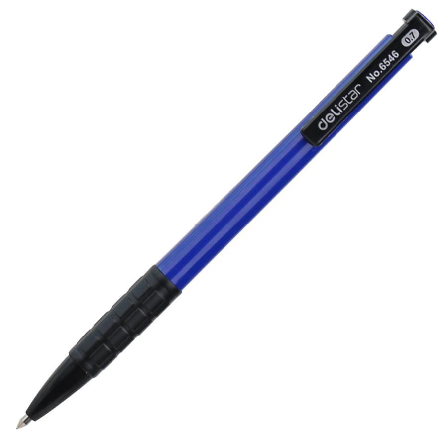 Bút Bi 6546 đầu ngòi 0,7mm (Mực Xanh)