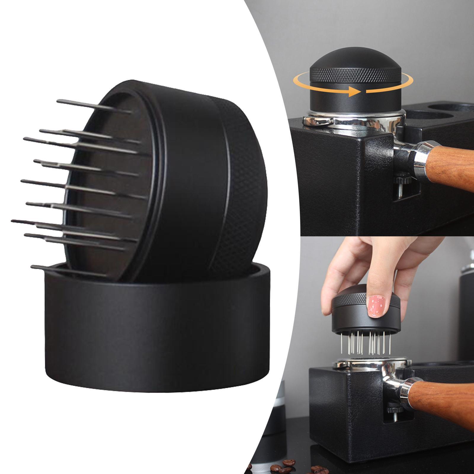 Manual Coffee Stirrer Distributor Espresso Stirrer 20 Pins Adjustable Depth 51mm