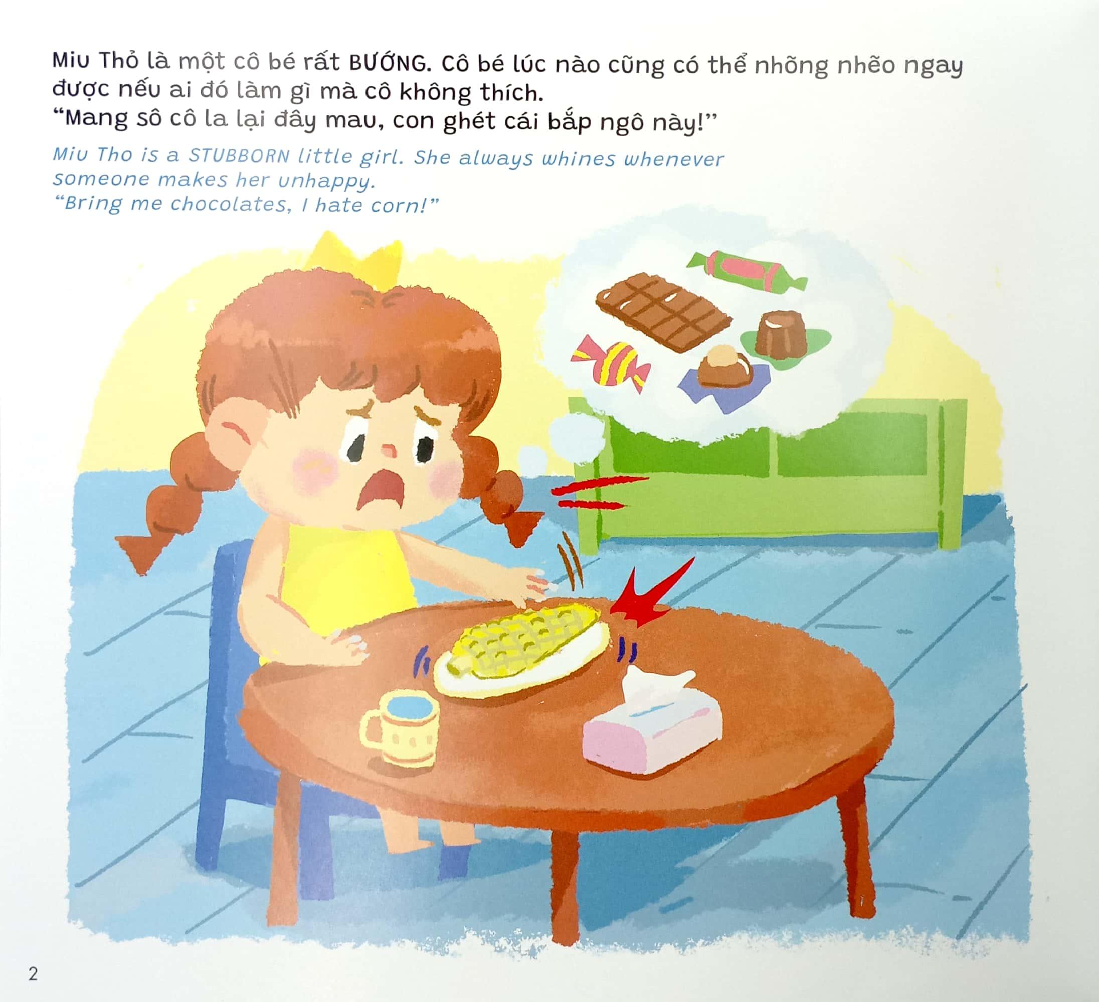 Truyện Kể Cho Miu Hiểu Chuyện - Con Ghét Cắt Móng Chân, Móng Tay (Song Ngữ Việt-Anh)