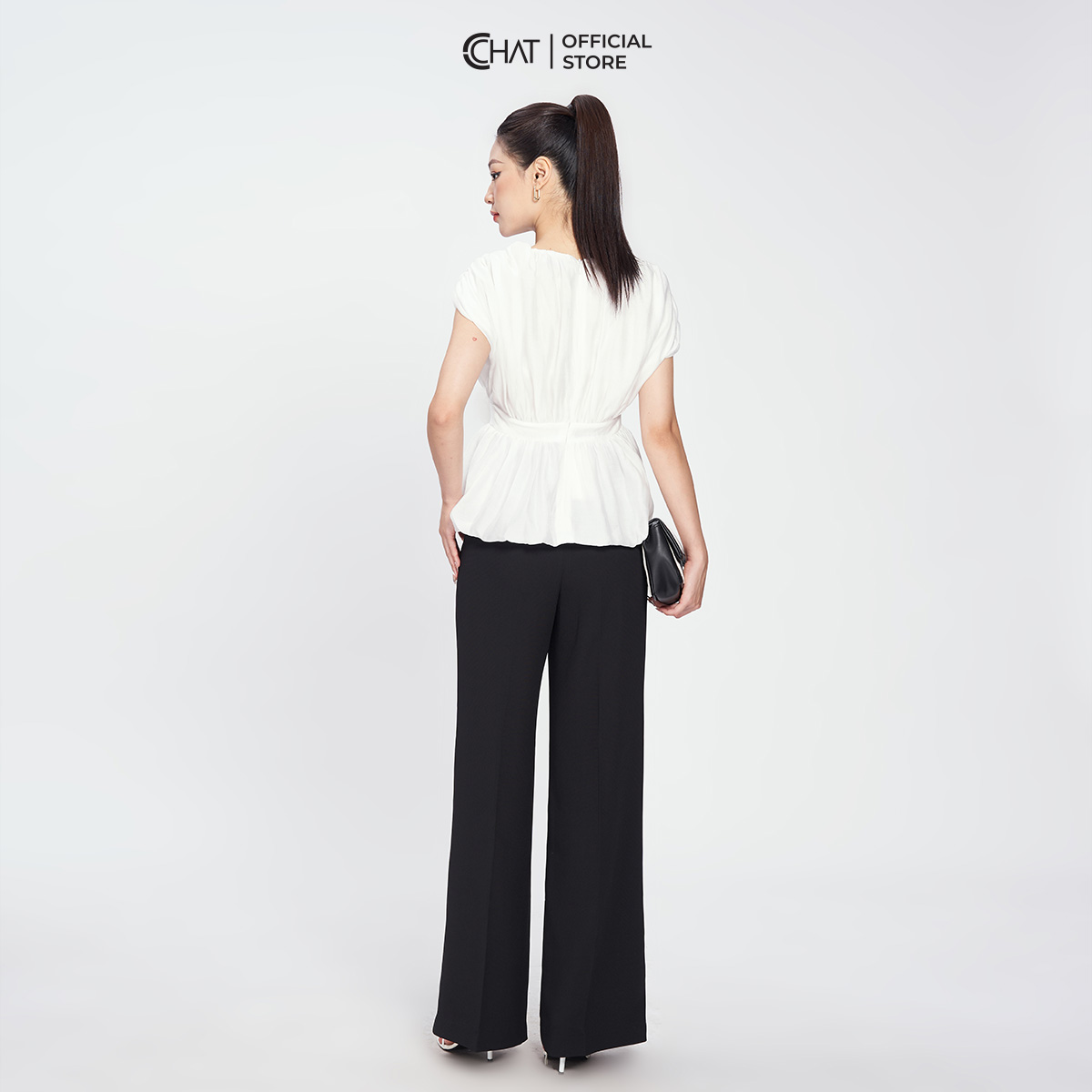 Quần Ống Rộng CCHAT Dáng Suông 2 Ly Chất Tuytsi Cao Cấp Mềm Mịn 53QDS2013ST