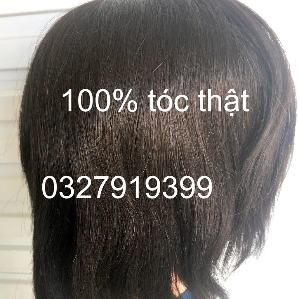 Đầu manocanh nam học làm tóc nam 100% tóc thật MX06