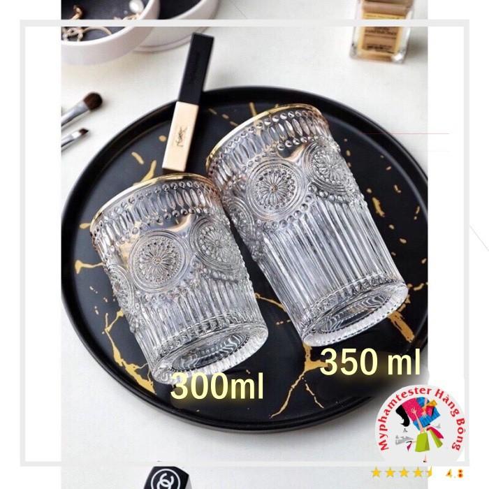 Cốc uống nước hoa mặt trời, thủy tinh chịu nhiệt cao cấp