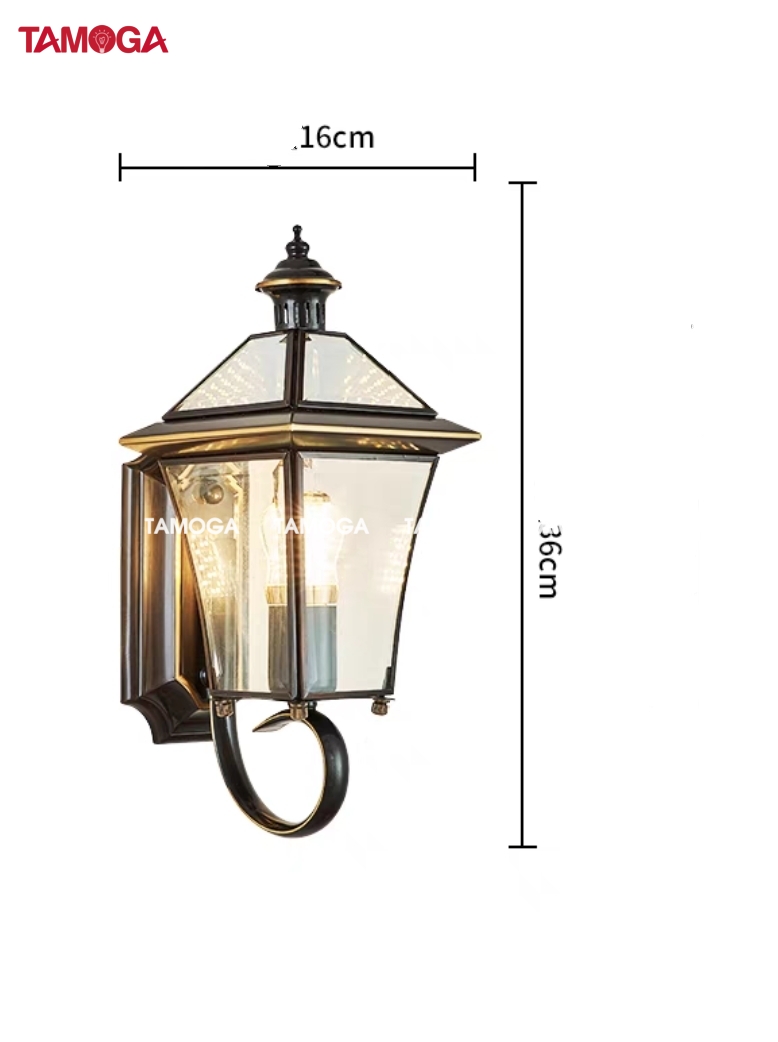 Đèn tường ngoài trời trang trí TAMOGA AVIKIA 6013 + Tặng Kèm Bóng G45