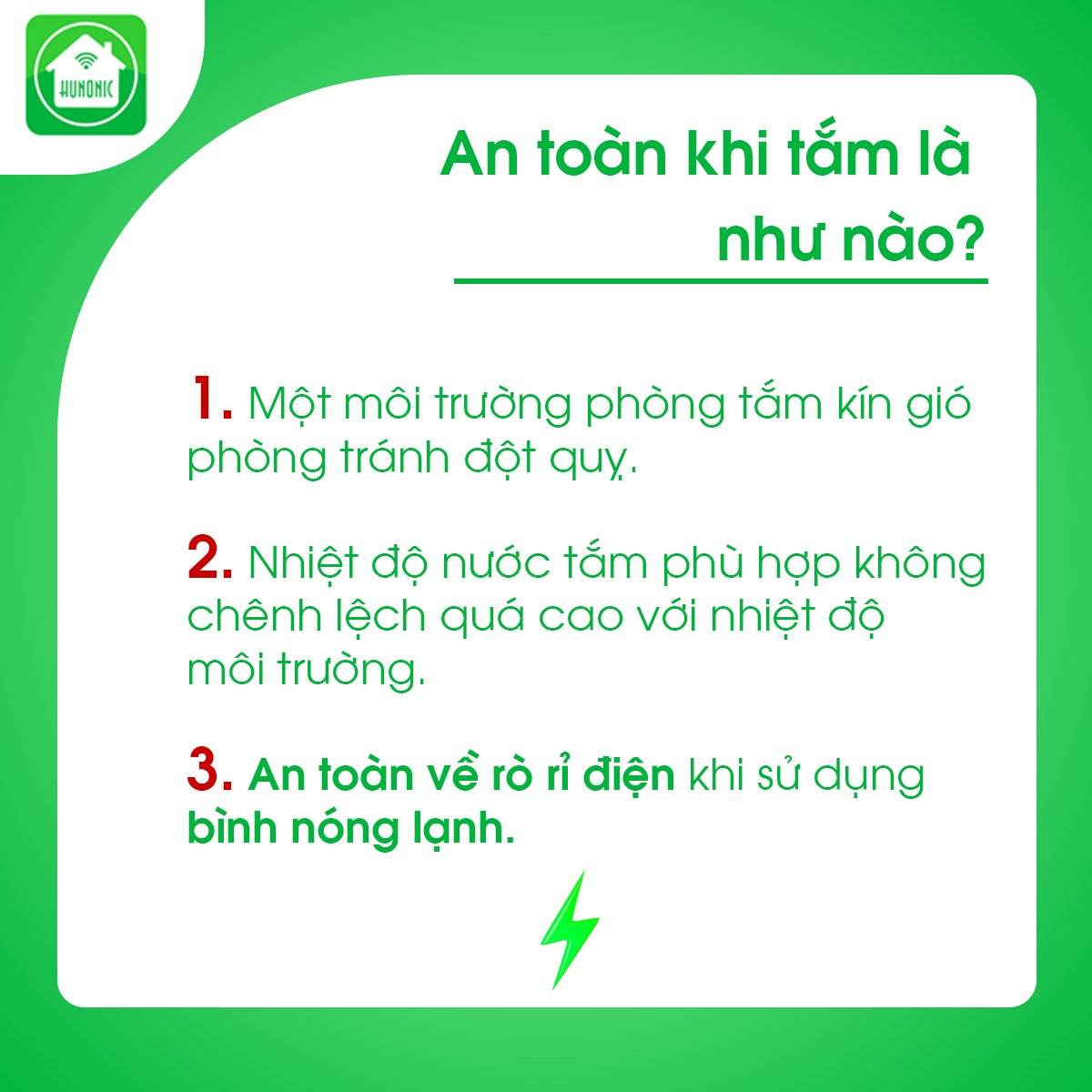 Công Tắc Chống Giật Bình Nóng Lạnh Thông Minh HUNONIC LUXYRY Hình Chữ Nhật VIền Vàng