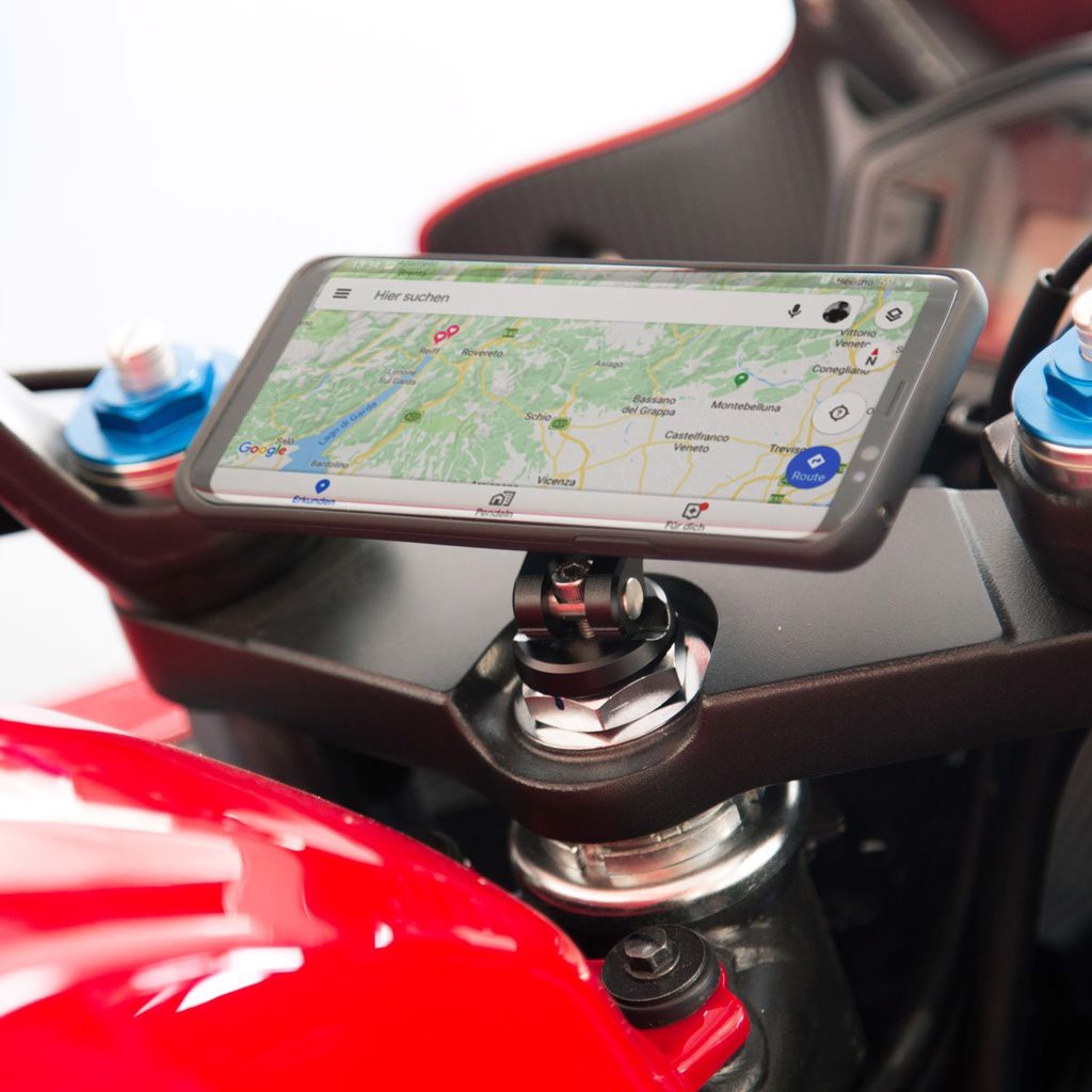 Giá Đỡ Kẹp Điện Thoại Cho Xe Moto SP Connect Stem - Chống Rung, Bảo Vệ Thiết Bị - Hàng Chính Hãng