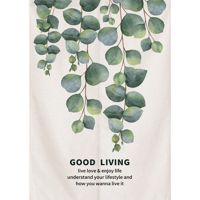 Rèm Vải Khoen Lỗ, Khoen Ri Đô, Rèm Dán LÁ TRÒN RŨ Vải Dày Khả Năng Chống Nắng Cao