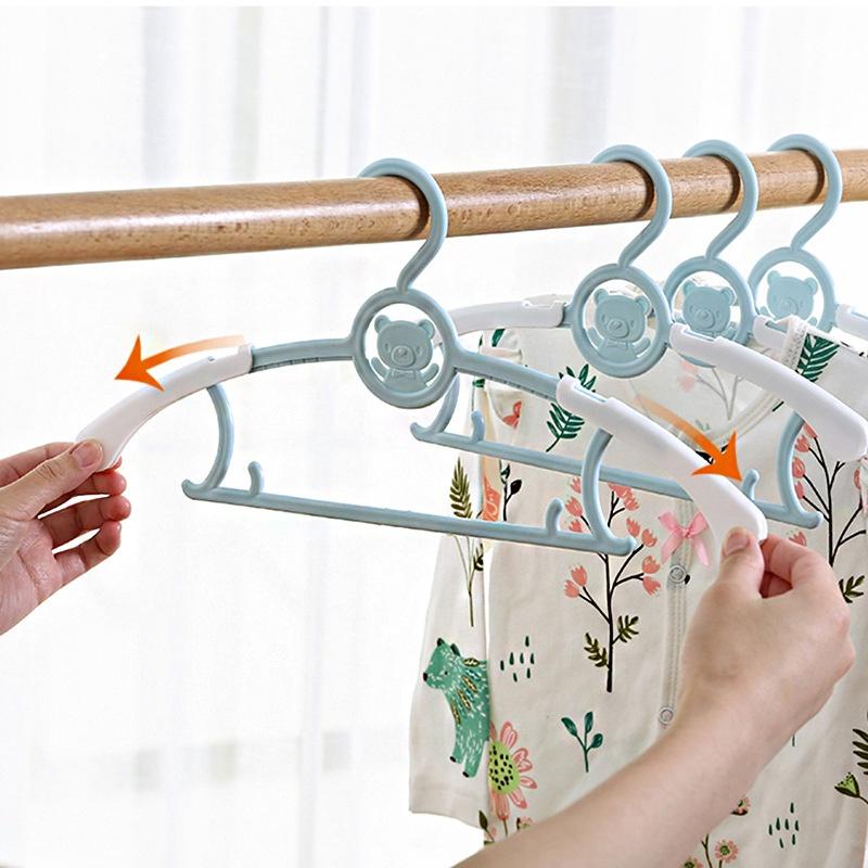 Set 5 / 20 Móc Nhựa Treo Quần Áo Trẻ Em