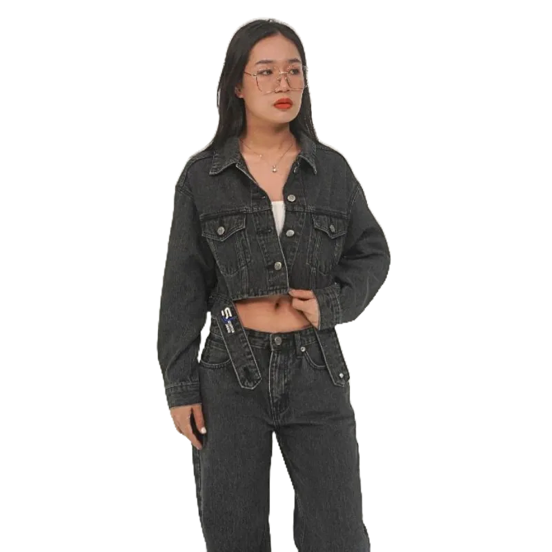 Quần jean nữ ống suông CẠP THÊU P14, Quần bò nữ ống suông bigsize, Co giãn, Cao Cấp, Trẻ Trung - thương hiệu Samma Jeans