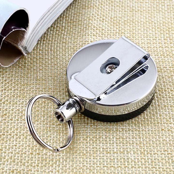 Móc khóa dây rút kẹp thắt lưng cạp quần V3