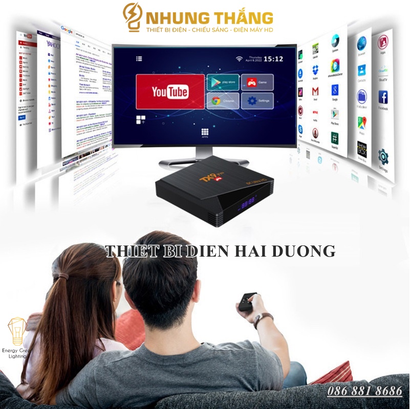 Máy Chơi Game TX9 Pro - Android - Kết Nối Không Dây WIFI - HDMI TV 10000 Trò Chơi - Kèm Thẻ Nhớ 64gb - CÓ VIDEO