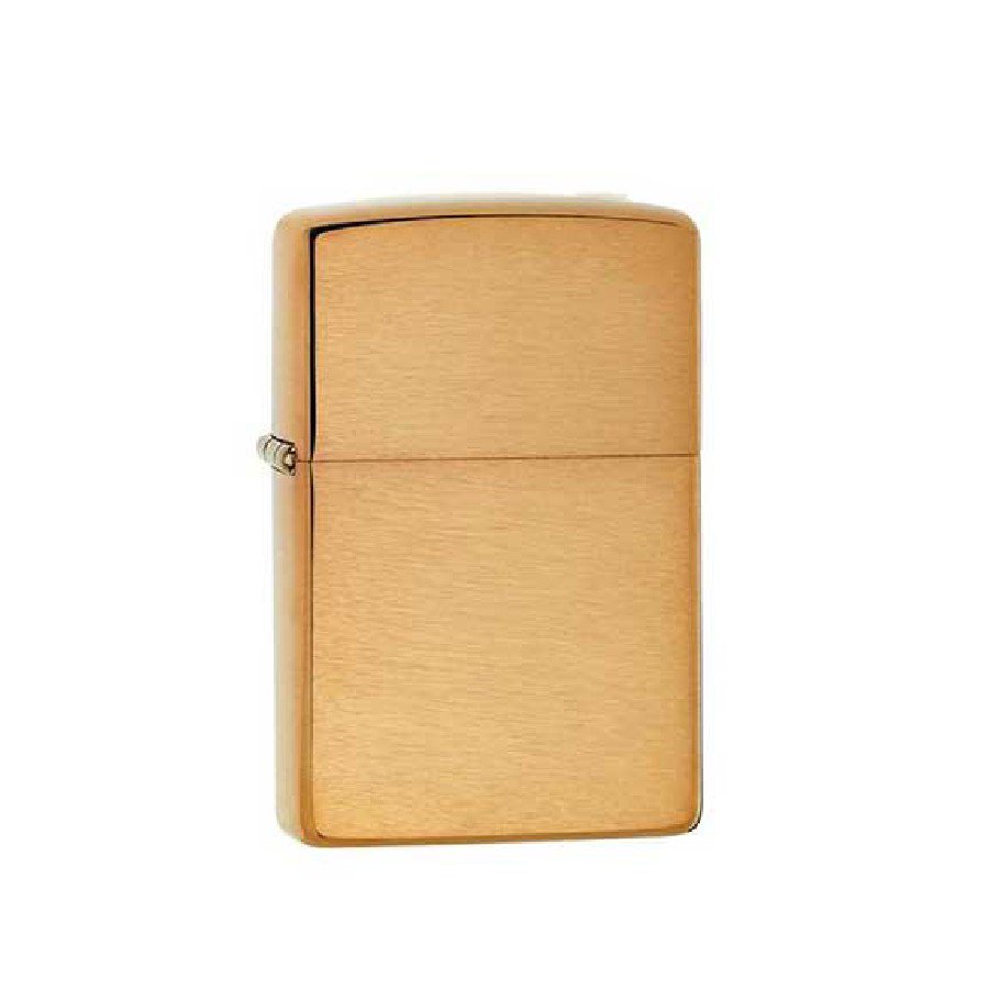 Bật lửa ZIPPO 204B –Bật lửa ZIPPO BRUSHED BRASS