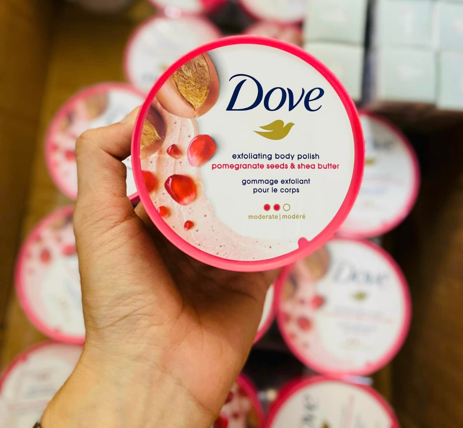 Tẩy Da Chết Toàn Thân DOVE Exfoliating Body Polish 298g(Bản Mĩ)