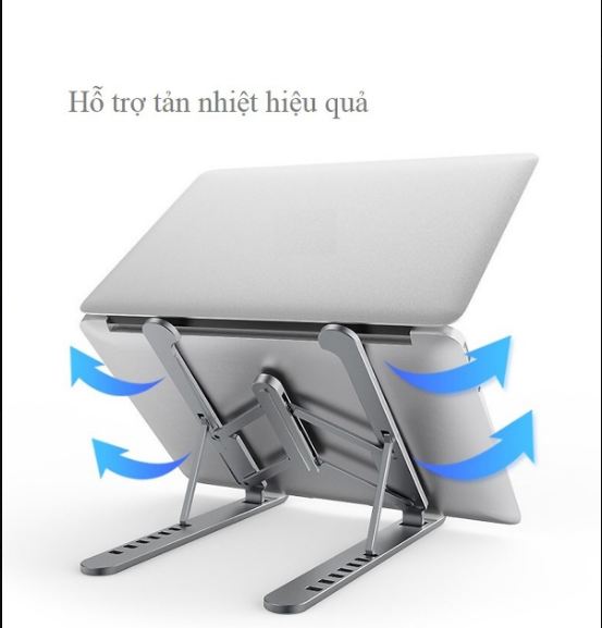 Hình ảnh Giá đỡ laptop dành cho Macbook Ipad Surface và các máy tính xách tay khác ( mầu sắc ngẫu nhiên )