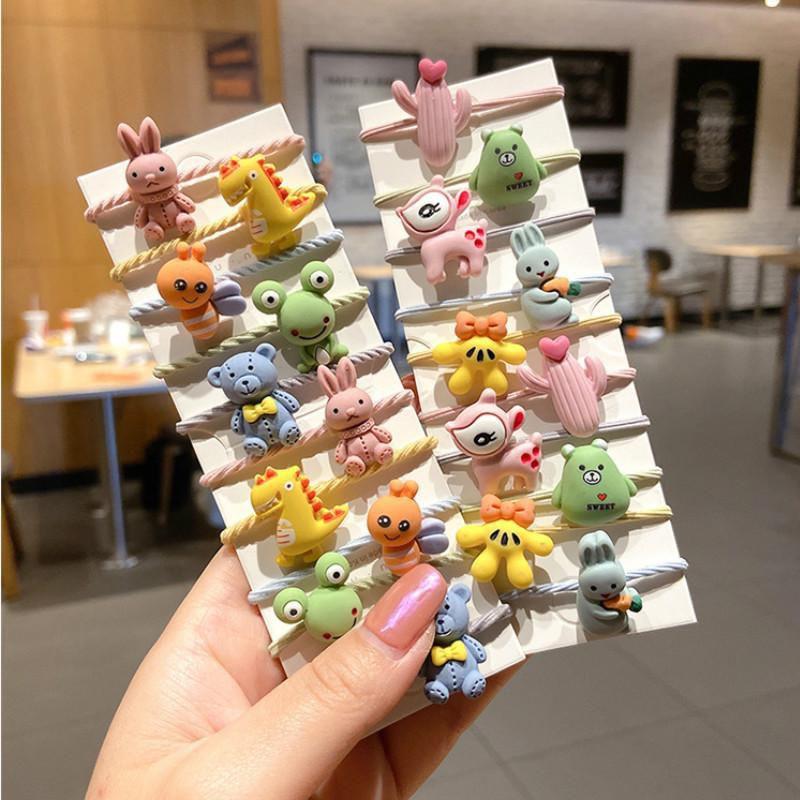 Set 10 dây buộc tóc cho bé gái