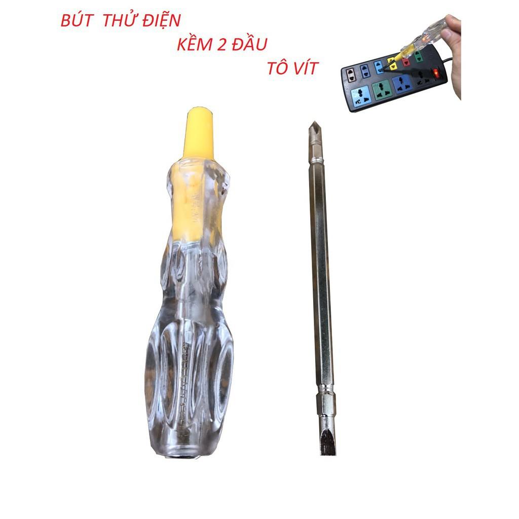 Bút Thử Điện Kèm 2 Đầu Tô Vít loại lớn